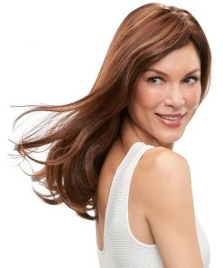 Wiglets Top Form French 18 Inch (Exclusive) | Monofilament Remy Human Hair Toppers By Jon Renau