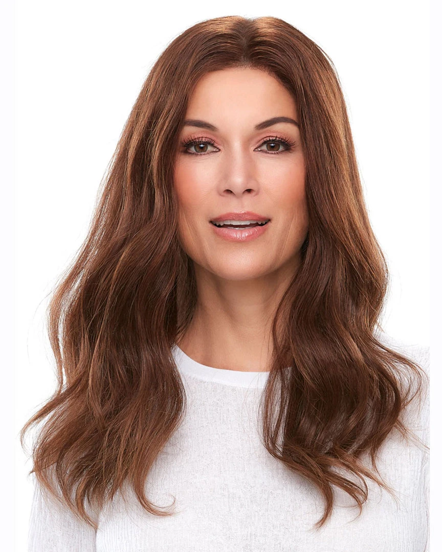 Top Smart HH 18 Inch (Exclusive) | Lace Front & Monofilament Remy Human Hair Toppers By Jon Renau 4 Top Smart HH 18 Inch (Exclusive) | Lace Front & Monofilament Remy Human Hair Toppers By Jon Renau