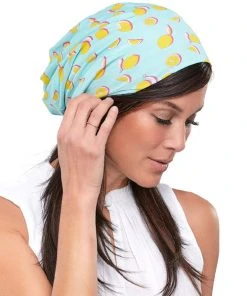 Jon Renau Softie Boho Beanie Print Headwear