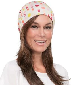 Jon Renau Softie Boho Beanie Print Headwear