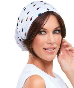 Jon Renau Softie Boho Beanie Print Headwear