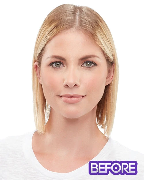 EasiPart French XL 12 Inch | Monofilament Remy Human Hair Toppers By Jon Renau 6 EasiPart French XL 12 Inch | Monofilament Remy Human Hair Toppers By Jon Renau