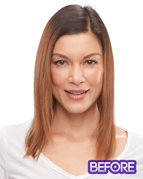 Wiglets Top Form French 18 Inch (Exclusive) | Monofilament Remy Human Hair Toppers By Jon Renau 7 Wiglets Top Form French 18 Inch (Exclusive) | Monofilament Remy Human Hair Toppers By Jon Renau