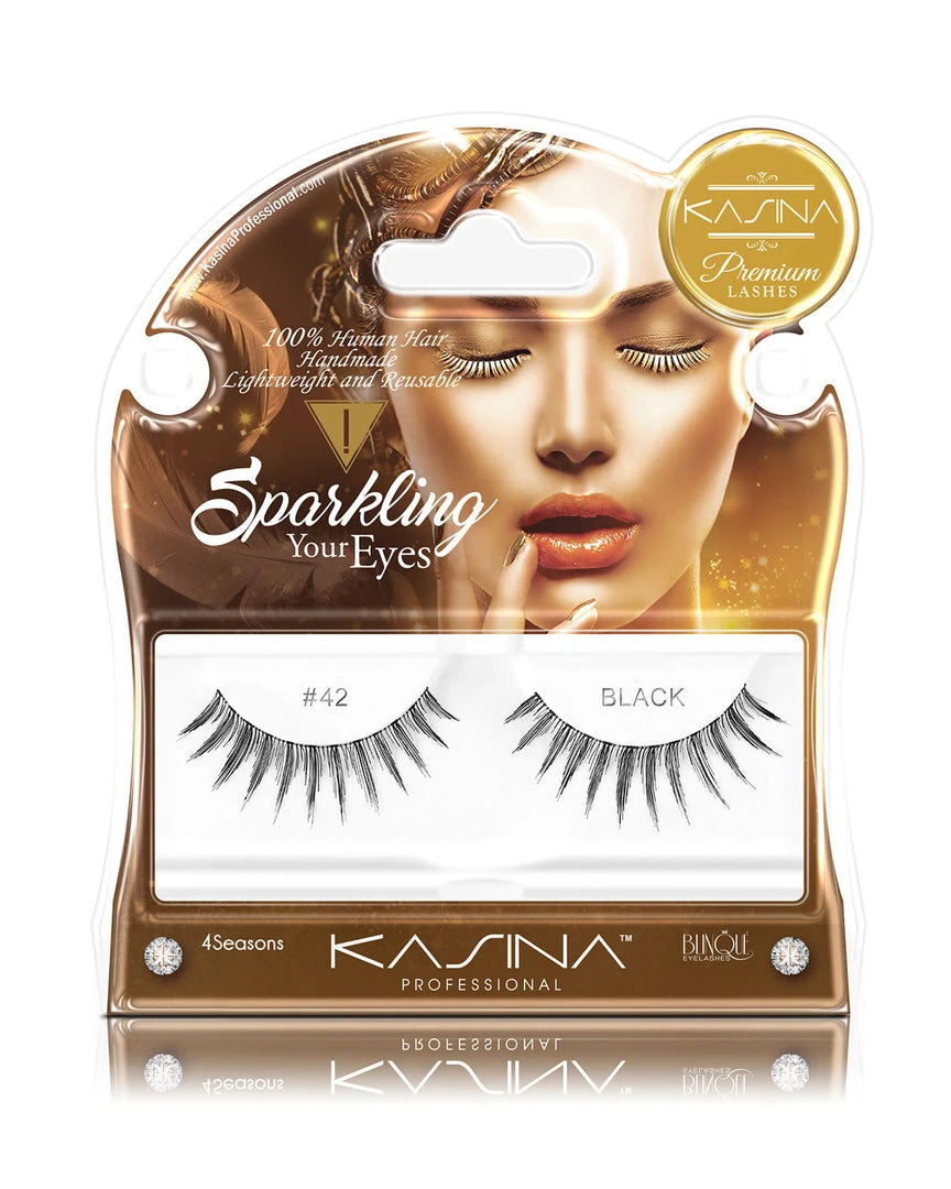 Premium 4 Seasons Eyelashes #42 By Kasina Professional 3 Premium 4 Seasons Eyelashes #42 By Kasina Professional