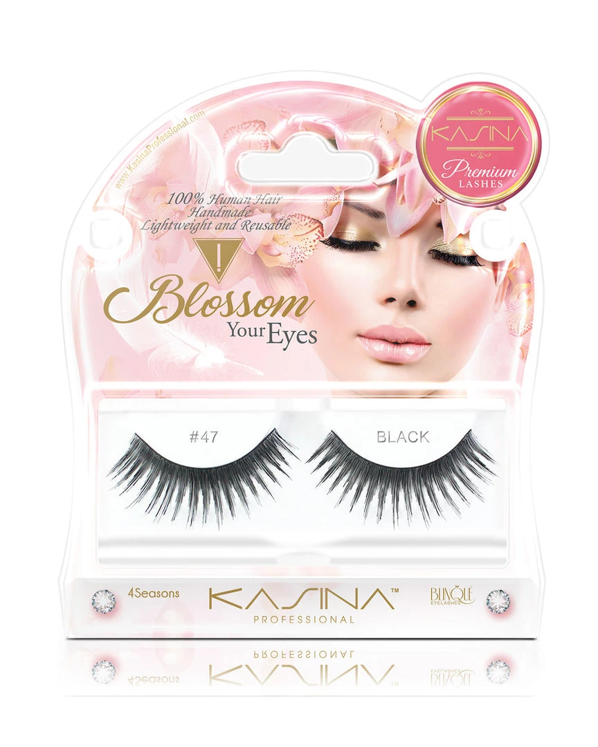 Premium 4 Seasons Eyelashes #47 By Kasina Professional 3 Premium 4 Seasons Eyelashes #47 By Kasina Professional