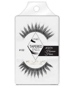 Tapered Ends Eyelashes #62 By Kasina Professional