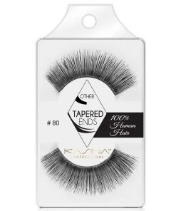 Tapered Ends Eyelashes #80 By Kasina Professional