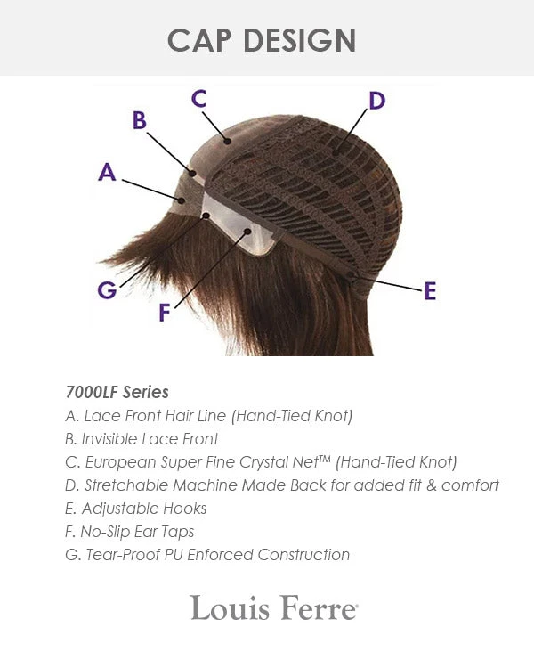 Charlotte | Lace Front & Monofilament Synthetic Hair Wig By Louis Ferre Wigs For Women 6 Charlotte | Lace Front & Monofilament Synthetic Hair Wig By Louis Ferre Wigs For Women