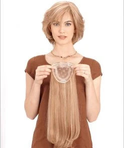 Toppiece 3003 | Monofilament Human Hair Wiglets By Louis Ferre