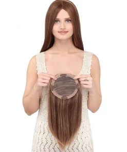 Toppiece 4004 | Monofilament Human Hair Wiglets By Louis Ferre