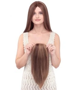 Toppiece 4004 | Monofilament Human Hair Wiglets By Louis Ferre