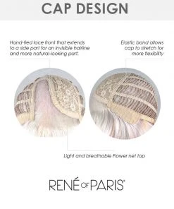 Adeline (Exclusive) | Lace Front & Monofilament Part Synthetic Wig By Rene Of Paris Wigs For Women