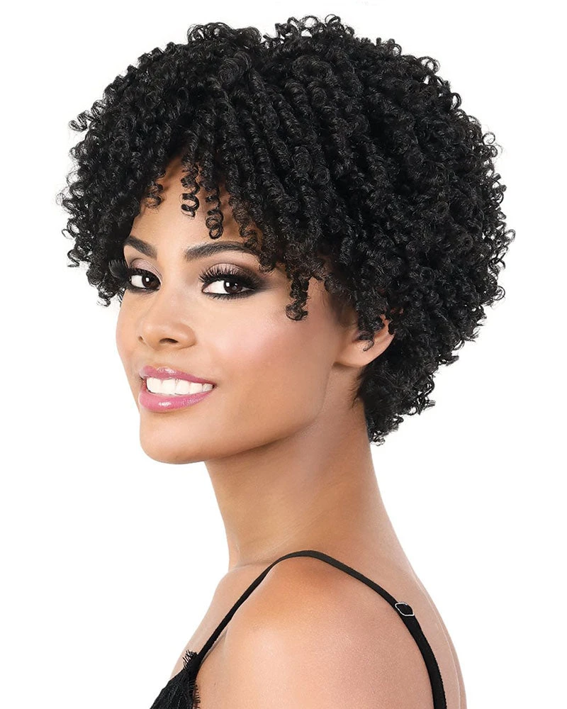Wigs For Black Women Kako | Synthetic Wig By Motown Tress 5 Wigs For Black Women Kako | Synthetic Wig By Motown Tress
