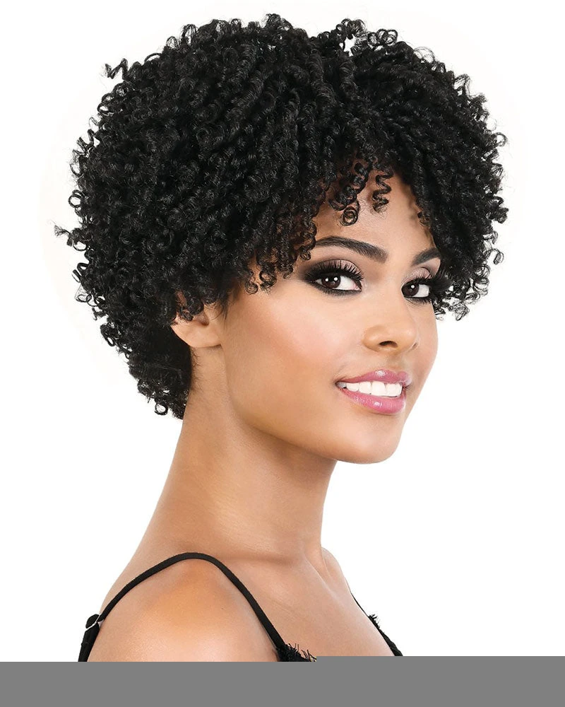 Wigs For Black Women Kako | Synthetic Wig By Motown Tress 4 Wigs For Black Women Kako | Synthetic Wig By Motown Tress