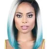 Wigs For Black Women LDP-Curve2 | Lace Front & Lace Part Synthetic Wig By Motown Tress