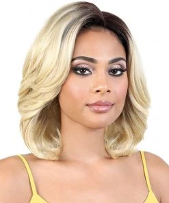 LDP-Carly | Lace Front & Lace Part Synthetic Wig By Motown Tress
