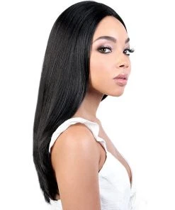 Wigs For Black Women LDP-Fine18 | Lace Front & Lace Part Synthetic Wig By Motown Tress