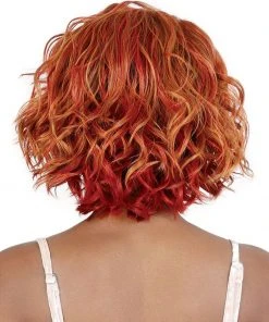 Wigs For Black Women LDP-Glow | Lace Front & Lace Part Synthetic Wig By Motown Tress