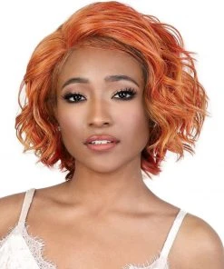 Wigs For Black Women LDP-Glow | Lace Front & Lace Part Synthetic Wig By Motown Tress