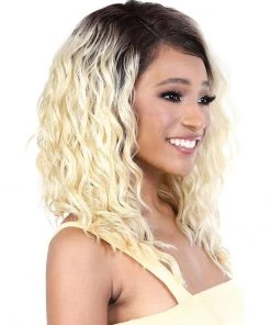 LDP-Trisha | Lace Front & Lace Part Synthetic Wig By Motown Tress