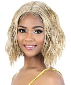 Wigs For Black Women LDP-Austin | Lace Front & Lace Part Synthetic Wig By Motown Tress
