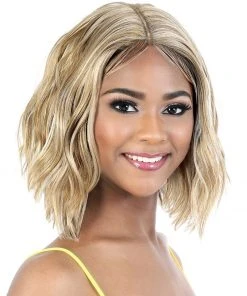 Wigs For Black Women LDP-Austin | Lace Front & Lace Part Synthetic Wig By Motown Tress