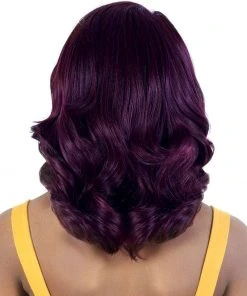 Wigs For Black Women LDP-Estee | Lace Front & Lace Part Synthetic Wig By Motown Tress