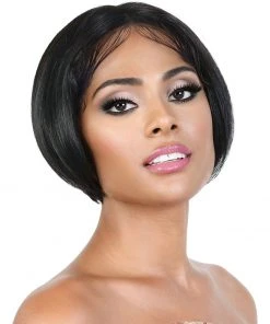 Wigs For Black Women HPLFP Cleo | Lace Front Remy Human Hair Wig By Motown Tress