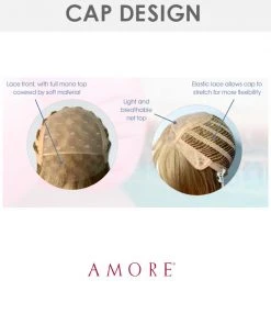 Wigs For Kids Miley | Kids Lace Front & Monofilament Top Synthetic Wig By Amore