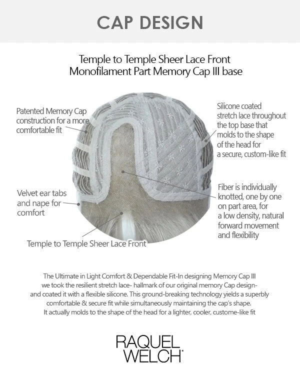 Classic Cool | Lace Front & Monofilament Part Synthetic Wig By Raquel Welch Wigs For Women 8 Classic Cool | Lace Front & Monofilament Part Synthetic Wig By Raquel Welch Wigs For Women