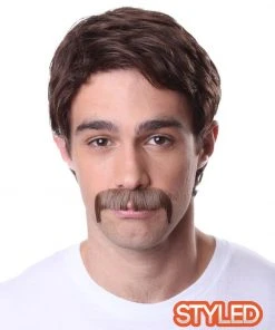 Fu Manchu | Human Hair Moustache By Sepia Costume Wigs