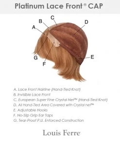 PLF008HM | Lace Front & Monofilament Human Hair Wig By Louis Ferre 9 PLF008HM | Lace Front & Monofilament Human Hair Wig By Louis Ferre