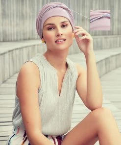 Best Wig Outlet Emmy V Turban - Solid With Glitter Headwear