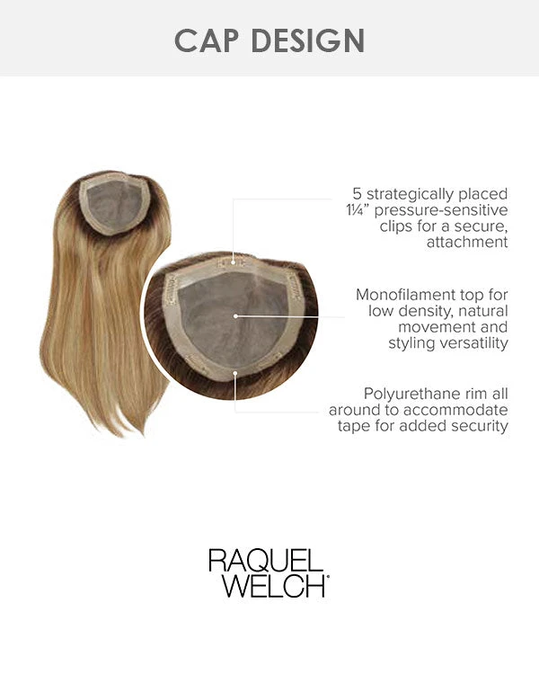 Gilded 18 Inch | Monofilament Human Hair Wiglet By Raquel Welch 18~26 Inch 8 Gilded 18 Inch | Monofilament Human Hair Wiglet By Raquel Welch 18~26 Inch