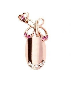 Stephen Nail Jewelry Butterfly (Small Pink Gold)