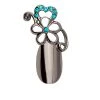 Stephen Nail Jewelry Flower (Small-Black)