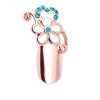 Stephen Nail Jewelry Flower (Small-Pink Gold)