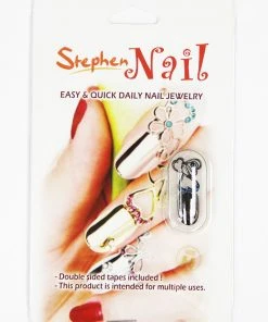 Stephen Nail Jewelry Triple Hearts (Medium-Black)