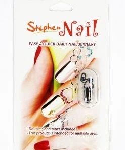 Stephen Nail Jewelry Twin Hearts (Small-Black)