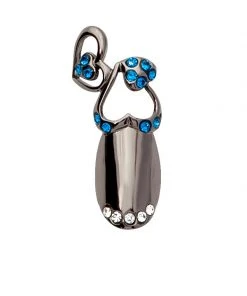 Stephen Nail Jewelry Twin Hearts (Small-Black)