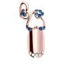 Stephen Nail Jewelry Twin Hearts (Small-Pink Gold)