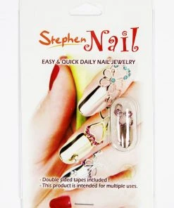 Stephen Nail Jewelry Twin Hearts (Medium-Pink Gold)