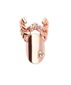 Stephen Nail Jewelry Wing (Small-Pink Gold)