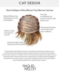 Wigs For Women Tango-Petite/Average | Monofilament Synthetic Wig By Raquel Welch