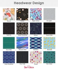 Jon Renau Softie Boho Beanie Print Headwear