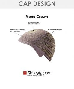 Wigs For Women Sleek & Straight | Lace Front & Monofilament Crown Synthetic Wig By TressAllure