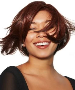 Wigs For Women Angled Bob | Lace Front & Monofilament Part Synthetic Wig By TressAllure