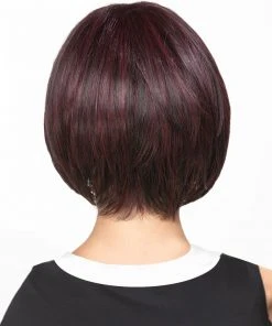 Wigs For Women Angled Bob | Lace Front & Monofilament Part Synthetic Wig By TressAllure