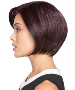 Wigs For Women Angled Bob | Lace Front & Monofilament Part Synthetic Wig By TressAllure