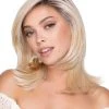 Wigs For Women Feathered Bob | Lace Front & Monofilament Top Synthetic Wig By TressAllure